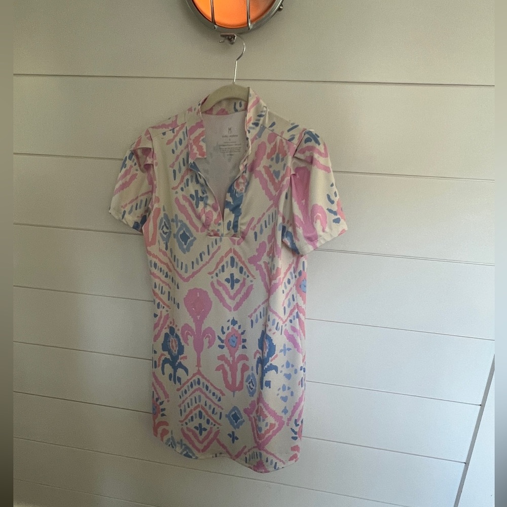 NWOT Dudley Stephens Parker Puff Sleeve Dress in Luxe Stretch - Picture 8 of 10